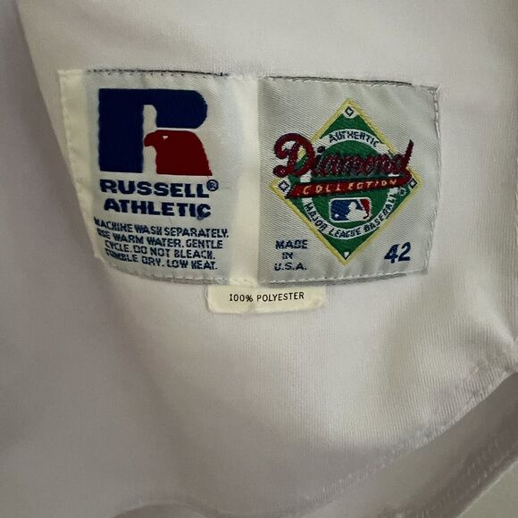 Oakland A’s Jersey For Framing Only -no Back Vintage 90s-Athletics MLB Russell - Picture 3 of 5